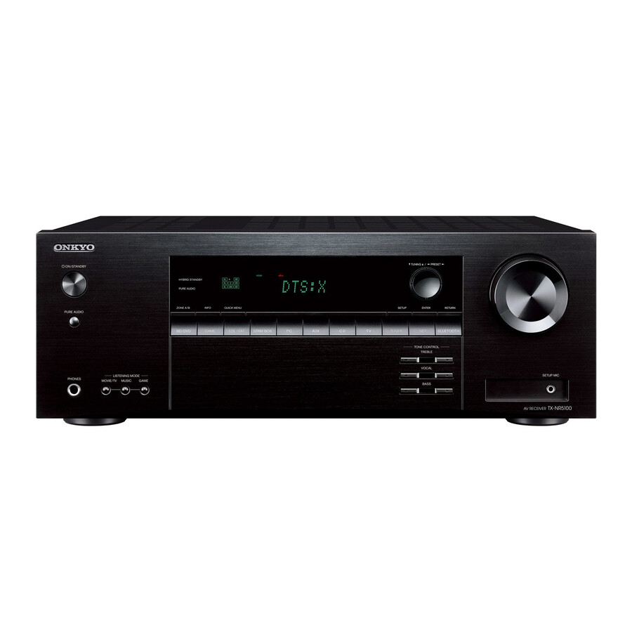 onkyo tx-nr5100 récepteur av 8k 72 canaux