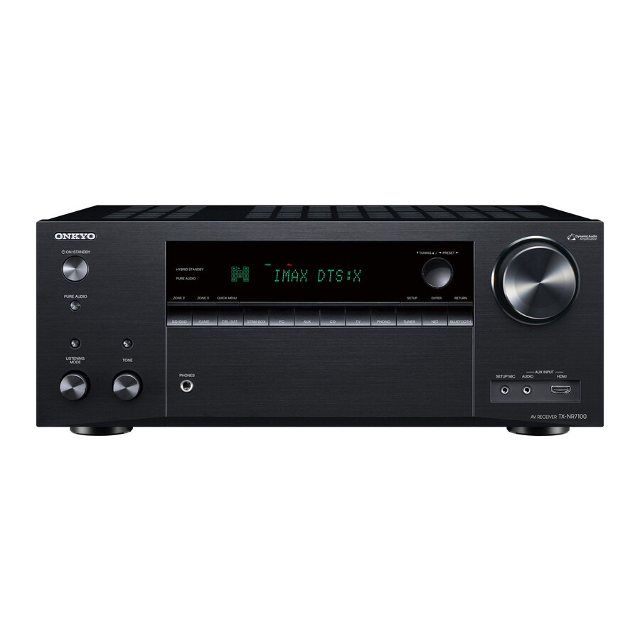 récepteur av onkyo tx-nr7100 9.2 canaux certifié thx