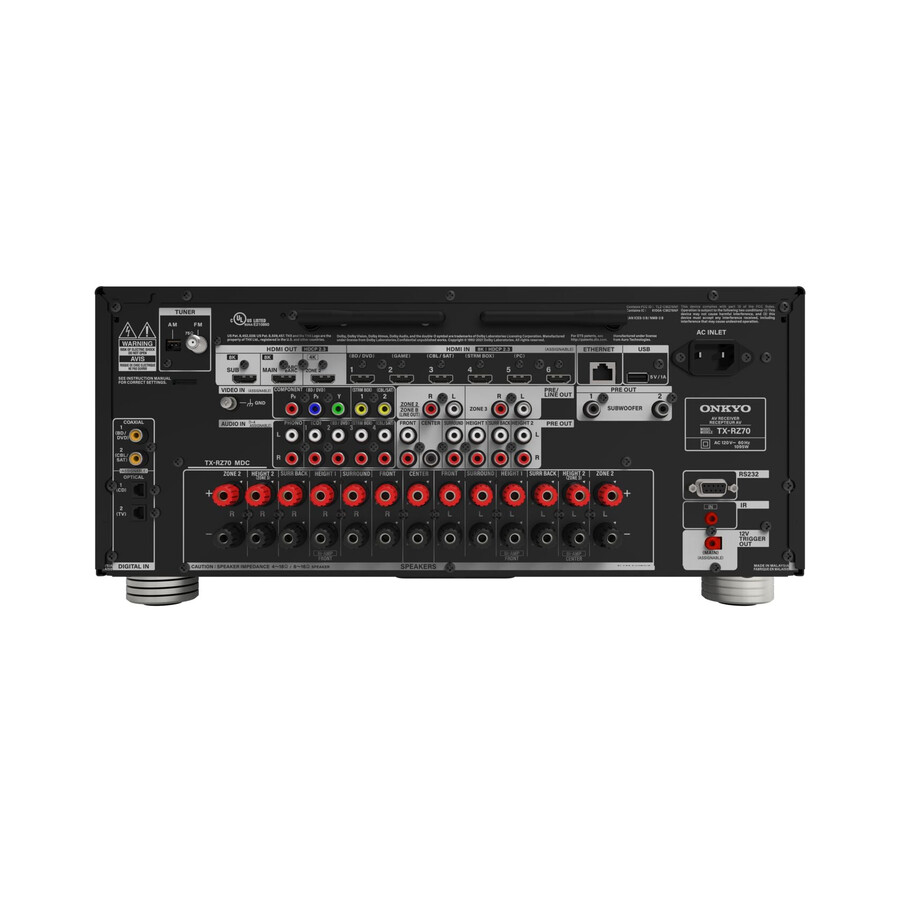 récepteur av onkyo tx-rz70 11.2 canaux certifié thx