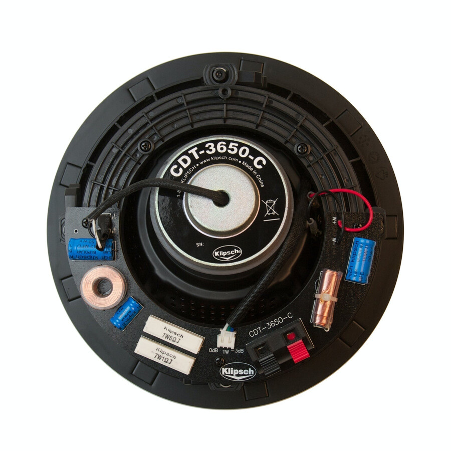 haut-parleur encastrable pivotant 2 voies cdt-3650-cii 65 avec tweeter en aluminium unité