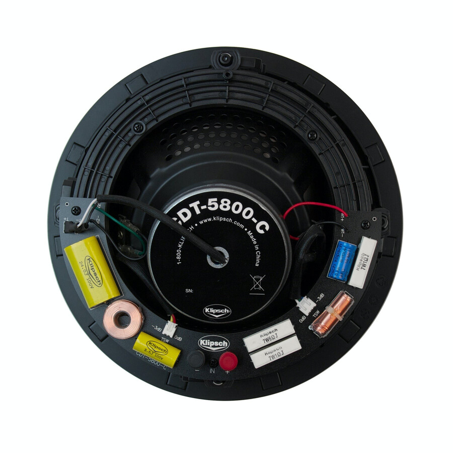 cdt-5800-cii haut-parleur encastrable 2 voies pivotant de 8 pouces avec tweeter en titane unité